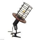 クリップライト 北欧 おしゃれ 1灯 ナチュラル カントリー ヨーロピアン 黒 ブラック モダン クラシック シンプル ランプ 照明 LED ELUX 【納期B】【lic-elx-283】