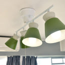 シーリング 北欧 おしゃれ LED対応 4灯 直線 ライン モダン ヨーロピアン ELUX エルックス 天井照明 取り付け ブラック 黒 グレー 緑 グリーン 白 ホワイト 【納期B】【lic-elx-284】