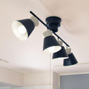 シーリング 北欧 おしゃれ LED対応 4灯 直線 ライン モダン ヨーロピアン ELUX エルックス 天井照明 取り付け ブラック 黒 グレー 緑 グリーン 白 ホワイト 【納期B】【lic-elx-284】