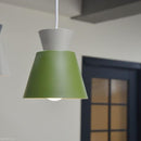 ペンダントライト 北欧 おしゃれ 1灯 照明 天井 吊り下げ ペンダントランプ シンプル ナチュラル モダン 黒 ブラック 白 ホワイト グリーン 緑 グレー LED対応 【納期B】【lic-elx-286】