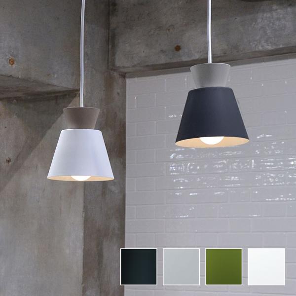 ペンダントライト 北欧 おしゃれ 1灯 照明 天井 吊り下げ ペンダントランプ シンプル ナチュラル モダン 黒 ブラック 白 ホワイト グリーン 緑 グレー LED対応 【納期B】【lic-elx-286】