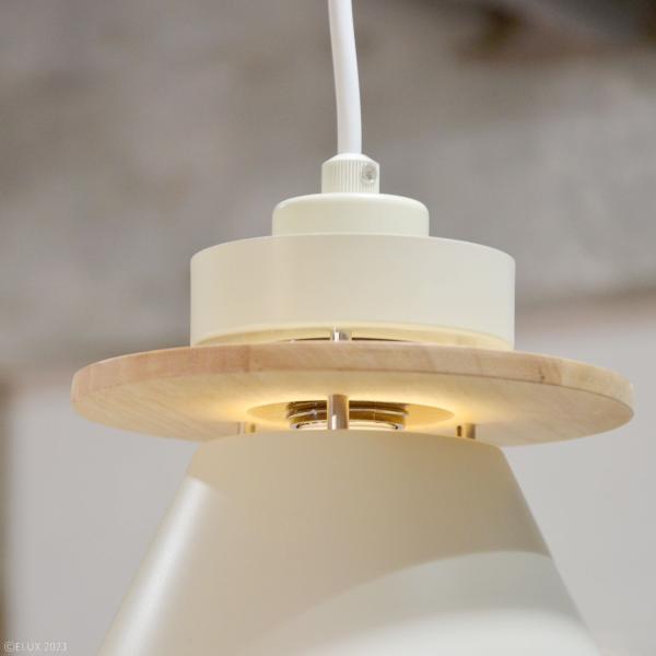 ペンダントライト 北欧 おしゃれ 1灯 照明 天井 吊り下げ ペンダントランプ シンプル ナチュラル カントリー 黒 ブラック 白 ホワイト LED対応 エルックス ELUX 【納期B】【lic-elx-290】