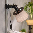 クリップライト 北欧 おしゃれ 1灯 黒 ブラック グレー ベージュ ホワイト 白 シンプル クリップランプ 照明 LED対応 エルックス ELUX ブランド ナチュラル 【納期B】【lic-elx-292】