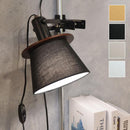 クリップライト 北欧 おしゃれ 1灯 黒 ブラック グレー ベージュ ホワイト 白 シンプル クリップランプ 照明 LED対応 エルックス ELUX ブランド ナチュラル 【納期B】【lic-elx-292】