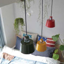 ペンダントライト 北欧 おしゃれ 1灯 照明 天井 吊り下げ ペンダントランプ シンプル ナチュラル カントリー ブルー 青 レッド 赤 グリーン 緑 白 ホワイト 【納期B】【lic-elx-296】