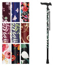 杖 ステッキ 伸縮 花柄 おしゃれ デザイン 握りやすい 安定感 介護 歩行 補助 敬老の日 介護用品 歩行サポート 【納期A】【lic-fjh-0010】