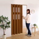 パネルドア 間仕切り おしゃれ スライドドア 階段 アコーディオンドア diy 取り付け 簡単 押入れ 洗面所 折れ戸 引き戸 クローゼット 木目調 目隠し 猫 脱走防止 【納期B】【lic-ful-081】