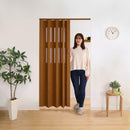 パネルドア 間仕切り おしゃれ スライドドア 階段 アコーディオンドア diy 取り付け 簡単 押入れ 洗面所 折れ戸 引き戸 クローゼット 木目調 目隠し 猫 脱走防止 【納期B】【lic-ful-081】