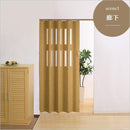 パネルドア 間仕切り おしゃれ スライドドア 階段 アコーディオンドア diy 取り付け 簡単 押入れ 洗面所 折れ戸 引き戸 クローゼット 木目調 目隠し 猫 脱走防止 【納期B】【lic-ful-081】