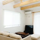 ロールスクリーン 180×220cm ボックスカバー 光漏れ防止 子ども部屋 天井 正面付け ロールカーテン ロールアップ 間仕切り 目隠し コード 操作 取り付け 簡単 【納期B】【lic-ful-209】