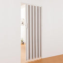 パネルドア 防水 撥水 トイレ 洗面所 キッチン ランドリー サニタリー 水周り 布 間仕切り 目隠し アコーディオンドア オフィス 店舗 diy 取り付け 簡単 取っ手 【納期B】【lic-ful-297】