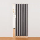 パネルドア 防水 撥水 トイレ 洗面所 キッチン ランドリー サニタリー 水周り 布 間仕切り 目隠し アコーディオンドア オフィス 店舗 diy 取り付け 簡単 取っ手 【納期B】【lic-ful-297】