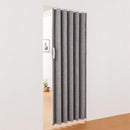 パネルドア 防水 撥水 トイレ 洗面所 キッチン ランドリー サニタリー 水周り 布 間仕切り 目隠し アコーディオンドア オフィス 店舗 diy 取り付け 簡単 取っ手 【納期B】【lic-ful-297】