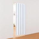 スライドドア アコーディオンカーテン アコーディオンドア 取っ手 オーダー サイズ シンプル 無地 白 間仕切り 押入れ オフィス 店舗 おしゃれ 簡単 パネルドア 【納期E】【lic-ful-339】