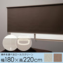 ロールスクリーン 幅 180cm 遮光 2級 二級 ロール カーテン プルコード ハンドル 持ち手 スピード調整 巻き上げ 静か 静音 正面付け 天井付け カーテンレール 【納期B】【lic-ful-359】
