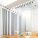 ロールスクリーン 透明 クリア 幅60cm 防炎 カーテン 天井 カーテンレール 間仕切り 塩ビ 飛沫対策 レジ カウンター 受付 カフェ 事務所 【納期B】【lic-ful-371】