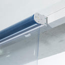 ロールスクリーン 透明 クリア 幅 90cm 防炎 正面 天井付け カーテンレール 間仕切り 塩ビ 飛沫対策 レジ カウンター 受付 店舗 オフィス 【納期B】【lic-ful-372】