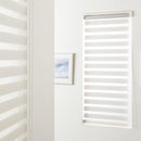 調光ロールスクリーン オーダー ゼブライト スリム 細い 細かい 小窓 スリット窓 ホワイト 白 ブラウン 茶色 黒 ブラック サイズ 幅126-160cm 高さ151-200cm 【納期F】【lic-ful-445】