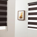 調光ロールスクリーン  オーダー ゼブライト 遮光二級 遮光 2級 日光 遮断 紫外線 UV カット ホワイト 白 グレー ブラウン 茶色 サイズ 幅25-60cm 高さ51-100cm 【納期F】【lic-ful-453】