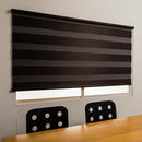 調光ロールスクリーン  オーダー ゼブライト 遮光二級 遮光 2級 日光 遮断 紫外線 UV カット ホワイト 白 グレー ブラウン 茶色 サイズ 幅86-125cm 高さ20-50cm 【納期F】【lic-ful-462】