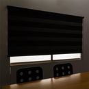 調光ロールスクリーン  オーダー ゼブライト 遮光二級 遮光 2級 日光 遮断 紫外線 UV カット ホワイト 白 グレー ブラウン 茶色 サイズ 幅86-125cm 高さ51-100cm 【納期F】【lic-ful-463】