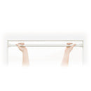 突っ張り棒 つっぱり棒 太い 太め 幅 120cm 最大 伸縮 強力 軽い 軽量 サビにくい 水まわり キッチン トイレ 洗面所 補助プレート おしゃれ 白 ホワイト 木目柄 【納期B】【lic-ful-499】