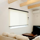 ロールスクリーン オーダー サイズ ボックス カバー付き 光漏れ防止 設置 簡単 操作方法 正面付け 天井付け おしゃれ クローゼット 間仕切り 目隠し 無地タイプ 【納期F】【lic-ful-597】