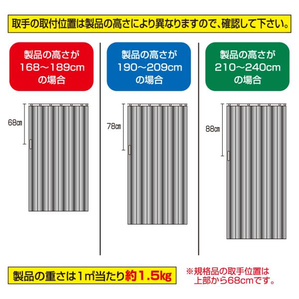 アコーディオンカーテン オーダー おしゃれ 撥水 間仕切り 取っ手 部品 セット アコーディオンドア 取り付け 簡単 オフィス 目隠し パネルドア スライド 扉 戸 【納期E】【lic-ful-923】