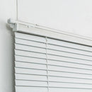 ブラインドカーテン 木目調 おしゃれ 横型 アルミブラインド ウッド調 白 軽い 操作 コンパクト スリム 取り付け 簡単 方法 窓 枠内 外 カーテンレール対応 【納期B】【lic-ful-932】