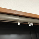 カーテンレール シングル S つっぱり式 突っ張り式 ホワイト 白 ブラウン 茶色 マンション 賃貸 対応 安心 傷防止 原状回復 取り付け簡単 伸縮 幅 110cm 150cm 【納期B】【lic-ful-ctrail-0005】