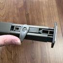 カーテンレール シングル 伸縮 つっぱり 突っ張り マンション 賃貸 対応 安心 安全 傷防止 原状復帰 取り付け簡単 ホワイト 白 ブラウン 伸縮 幅 150cm 190cm 【納期B】【lic-ful-ctrail-0006】