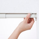 カーテンレール シングル 伸縮 つっぱり 突っ張り マンション 賃貸 対応 安心 安全 傷防止 原状復帰 取り付け簡単 ホワイト 白 ブラウン 伸縮 幅 150cm 190cm 【納期B】【lic-ful-ctrail-0006】