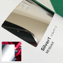 ガラスフィルム ミラー 鏡 反射 目隠し 透過しない 紫外線防止 店舗 美容院 アパレルショップ 姿見 全身鏡 透けない 装飾 シート RE1 SIAR シルバー1 【納期A】【lic-gf-3m-076】