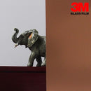 窓ガラスフィルム シート 窓ガラス フィルム 窓用フィルム 屋外 sh2frbrx フロスト・ブロンズ 茶色 ブラウン 遮熱 飛散防止 UVカット 紫外線 外貼り 幅1270mm 【納期A】【lic-gf-3m-162】