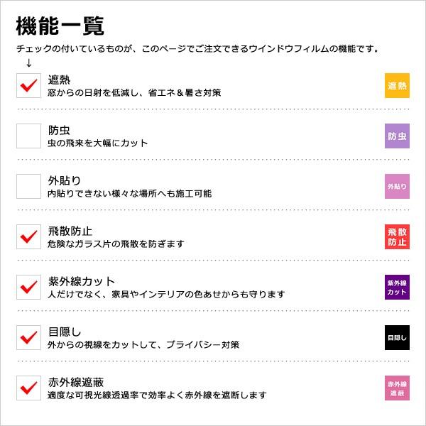 ガラスフィルム 窓 遮熱 紫外線カット 赤外線遮蔽 透明 クリア よく見える 水で貼る IR65CLAR 【納期A】【lic-gf-3m-168】