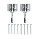 ハンモック取り付け金具 柱への取り付け 部品 ネジ 吊下げ 支柱 フック 室内 設置 スチール製 耐荷重 160kg 安心 安全 大人 子ども 【納期A】【lic-hammock010】