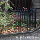 フェンス おしゃれ 庭 アイアン 外構 アンティーク調 柵 花壇 DIY ガーデン 支柱 囲い ヨーロピアン 北欧 鉄 エントランス ガーデニング 【納期B】【lic-jbs-003】