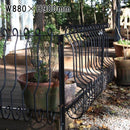 アイアンフェンス 外構 おしゃれ 庭 柵 花壇 アンティーク ガーデンフェンス 支柱 ヨーロピアン 北欧 鉄製 施設 店舗 レストラン オフィス 【納期B】【lic-jbs-004】