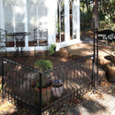 フェンス おしゃれ 庭 柵 花壇 外構 アンティーク調 アイアンフェンス エントランス ガーデニング 支柱 囲い 目隠し ヨーロピアン 北欧 【納期B】【lic-jbs-005】