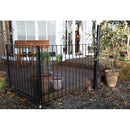 フェンス おしゃれ 庭 アイアンフェンス 外構 アンティーク調 柵 花壇 ガーデニング ガーデンフェンス 支柱 囲い ヨーロピアン 北欧 鉄製 【納期B】【lic-jbs-007】