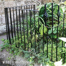 アイアンフェンス 外構 おしゃれ 庭 柵 花壇 ガーデンフェンス 支柱 囲い アンティーク調 エントランス ガーデニング 目隠し 北欧 鉄製 【納期B】【lic-jbs-008】