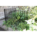フェンス おしゃれ 庭 柵 花壇 外構 アイアンフェンス ガーデンフェンス 支柱 囲い 目隠し ヨーロピアン 北欧 エントランス ガーデニング 【納期B】【lic-jbs-009】