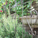 フェンス おしゃれ 庭 柵 ガーデニング ガーデンフェンス 支柱 外構 囲い ハート ヨーロピアン 北欧 アンティーク調 差し込み 土 花壇 【納期B】【lic-jbs-012】