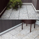 タイルデッキ diy おしゃれ 石製 タイル ストーンパネル ストーンデッキ ストーンタイル ジョイント式 連結 庭 屋上 ベランダ テラス バルコニー 玄関 置くだけ 【納期B】【lic-jbs-015】