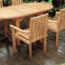 ガーデンチェアー 木製 椅子 ガーデンチェア チーク 無塗装 塗装なし スタッキング 重ねられる 庭 ガーデニング リビング 室内 外 1脚 単品 【納期B】【lic-jbs-019】