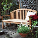 ベンチ 屋外 庭 背もたれ 木製 ガーデンベンチ 無塗装 塗装無し 椅子 肘掛け 腰かけ リビング 室内 チェア ジャービス レインボーベンチ 【納期B】【lic-jbs-020】