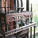 鳥かご おしゃれ インテリア 大型 ケージ 鳥カゴ 鳥籠 アンティーク調 鳥篭 木製 ゲージ ヨーロピアン レトロ バードキャリー サークル 【納期B】【lic-jbs-15401】