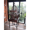 鳥かご おしゃれ インテリア 大型 ケージ 鳥カゴ 鳥籠 アンティーク調 鳥篭 木製 ゲージ ヨーロピアン レトロ バードキャリー サークル 【納期B】【lic-jbs-15401】