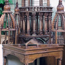 鳥かご おしゃれ インテリア 大型 ケージ 鳥カゴ 籠 篭 アンティーク 木製 高級 デザイン ヨーロピアン 建物 オブジェ ゲージ ムガール 城 【納期B】【lic-jbs-15407】