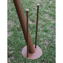 ブランコ 屋外 庭 子供用 子ども用 家庭用 一軒家 戸建て 鉄製 チェーン おしゃれ 1人用 一人掛け 遊具 アンカーピン 固定 地面 自立 土中 【納期B】【lic-jbs-34255】